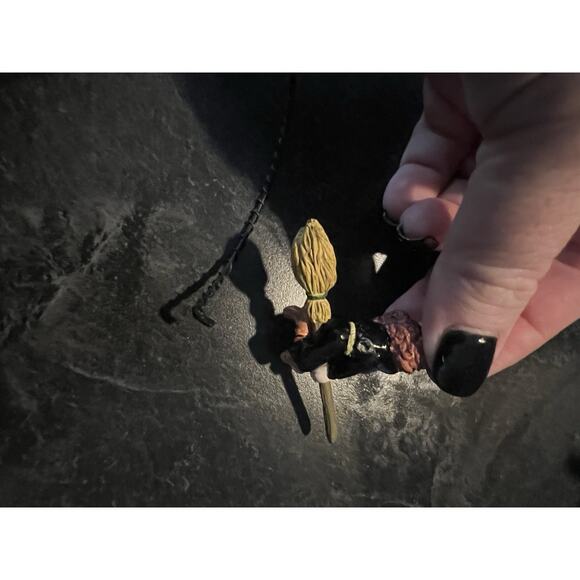 Dept 56 Halloween Snow Village House Witch Way Flight School Video Decoration - Picture 16 of 16